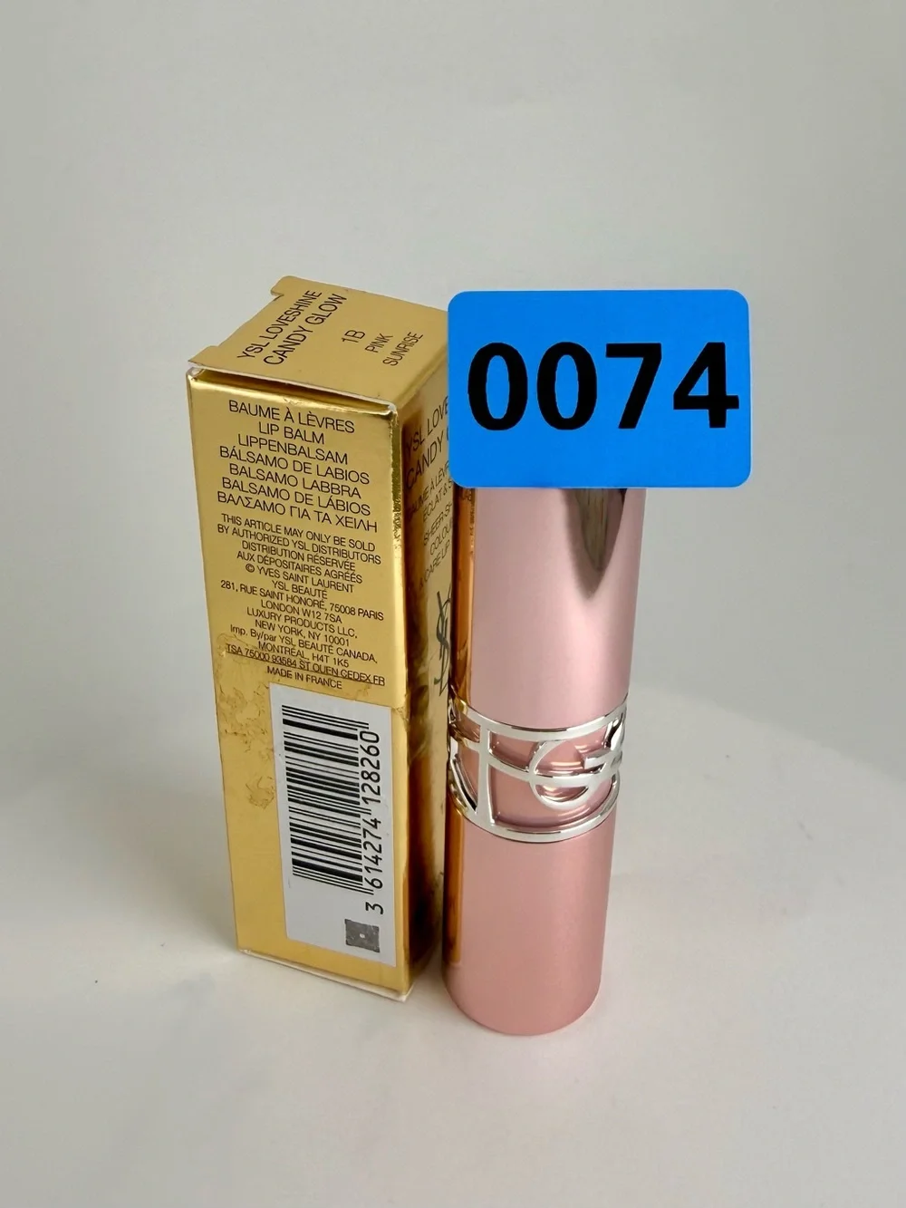 Yves Saint Laurent (YSL) Loveshine Candy Glow Lip Balm - 1B Pink